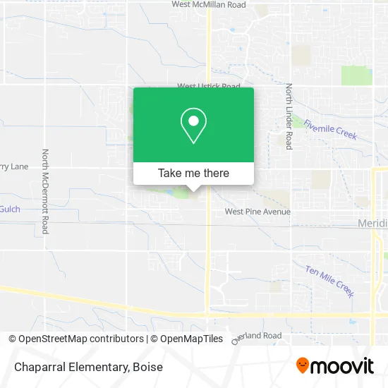 Chaparral Elementary map