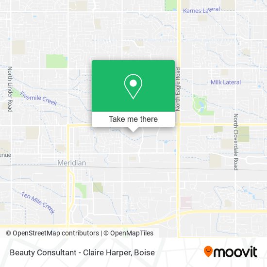 Mapa de Beauty Consultant - Claire Harper