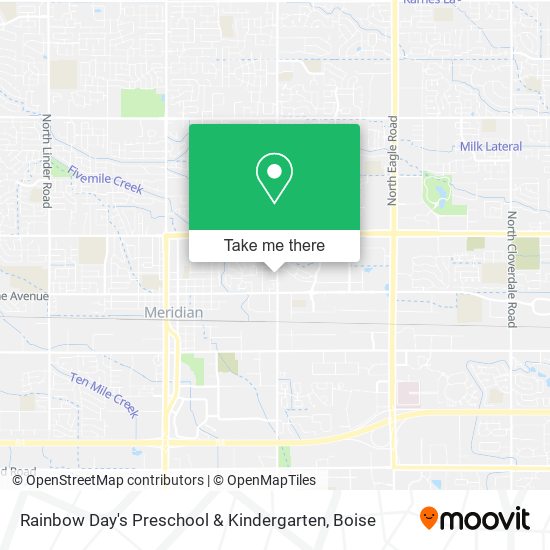 Rainbow Day's Preschool & Kindergarten map