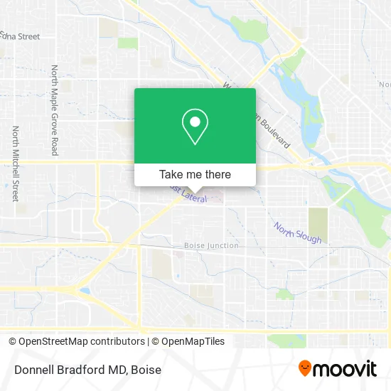 Mapa de Donnell Bradford MD