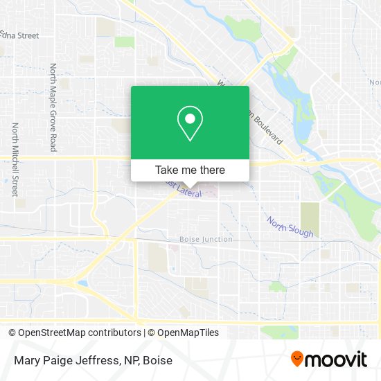 Mapa de Mary Paige Jeffress, NP
