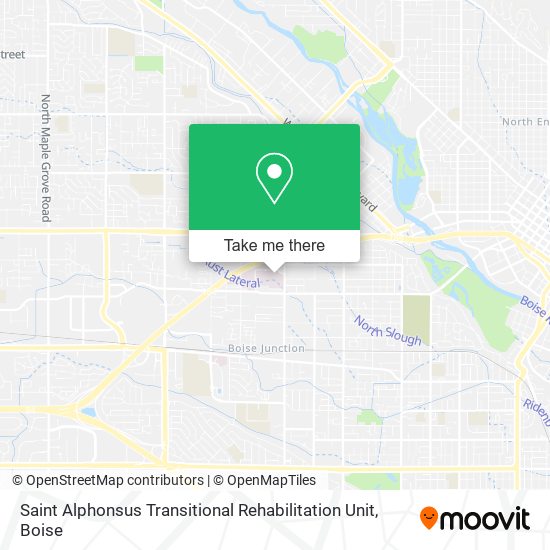 Saint Alphonsus Transitional Rehabilitation Unit map