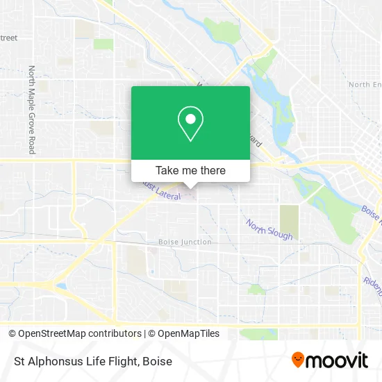 Mapa de St Alphonsus Life Flight