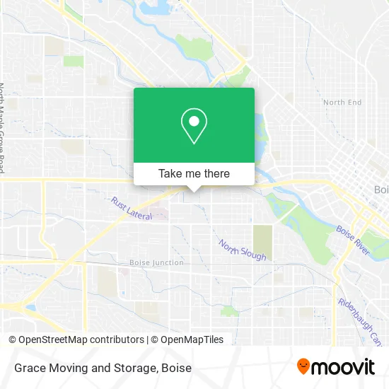Grace Moving and Storage map