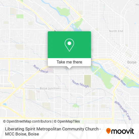 Liberating Spirit Metropolitan Community Church - MCC Boise map