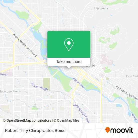 Robert Thiry Chiropractor map