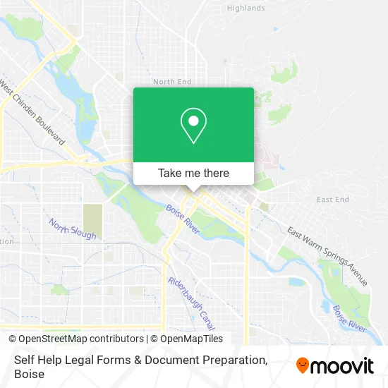 Self Help Legal Forms & Document Preparation map