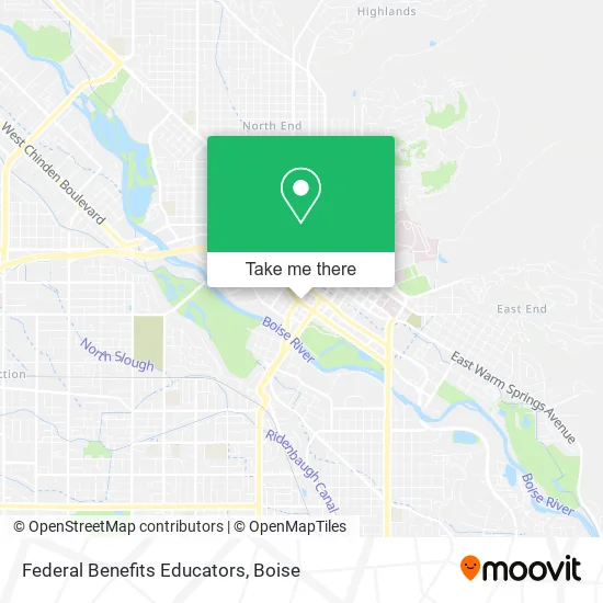 Federal Benefits Educators map