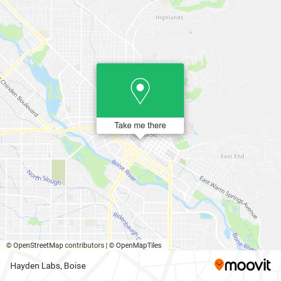 Hayden Labs map