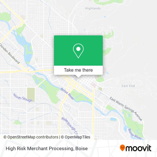 Mapa de High Risk Merchant Processing