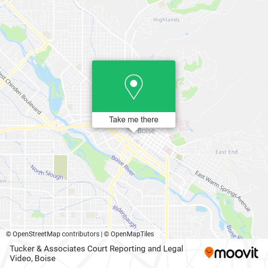 Mapa de Tucker & Associates Court Reporting and Legal Video