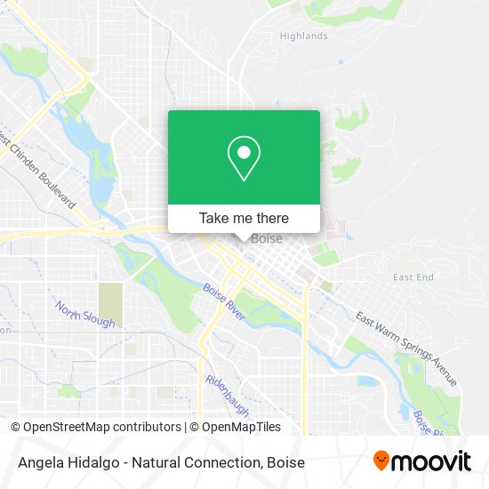 Angela Hidalgo - Natural Connection map