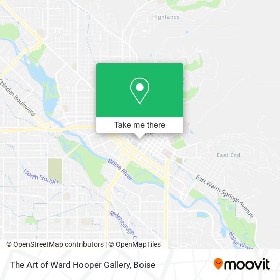 Mapa de The Art of Ward Hooper Gallery