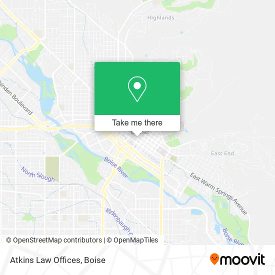 Atkins Law Offices map