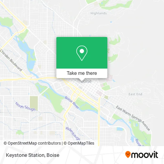 Keystone Station map