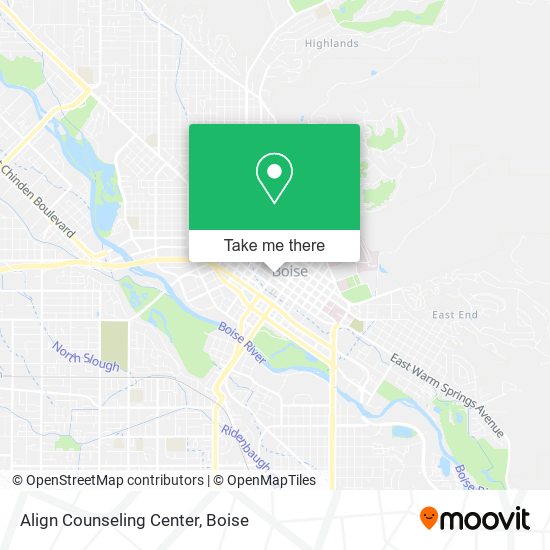 Mapa de Align Counseling Center