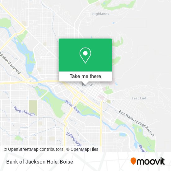 Bank of Jackson Hole map