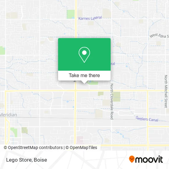 Lego Store map