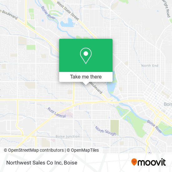 Mapa de Northwest Sales Co Inc