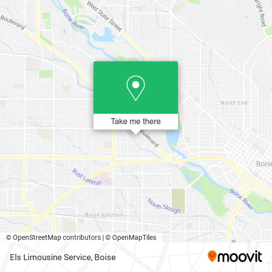 Els Limousine Service map