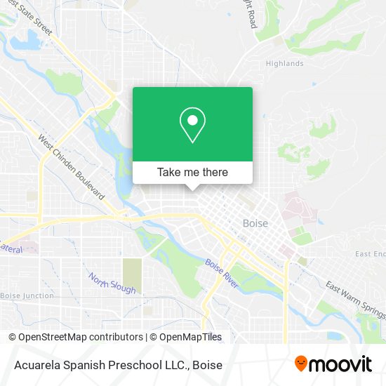 Acuarela Spanish Preschool LLC. map