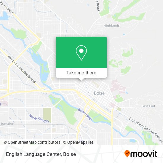 English Language Center map