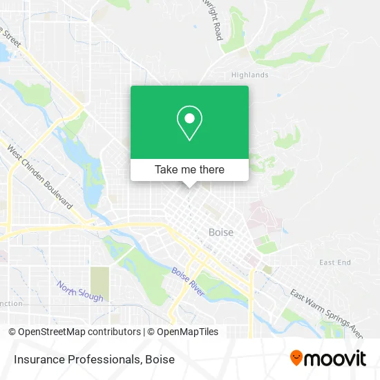 Insurance Professionals map