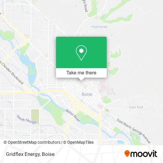 Mapa de Gridflex Energy