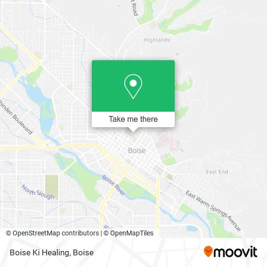 Mapa de Boise Ki Healing
