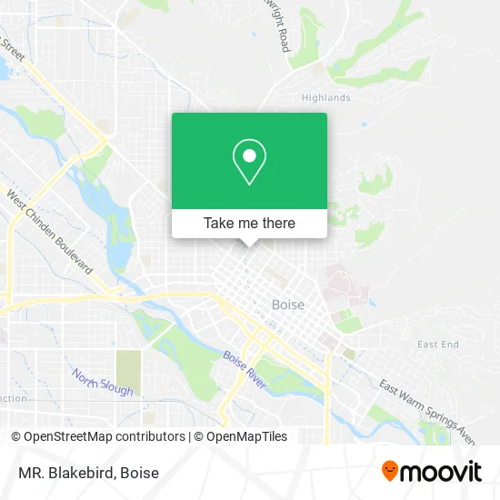 Mapa de MR. Blakebird