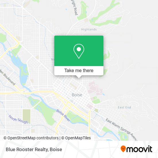 Blue Rooster Realty map