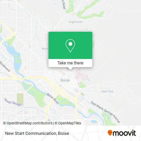 Mapa de New Start Communication