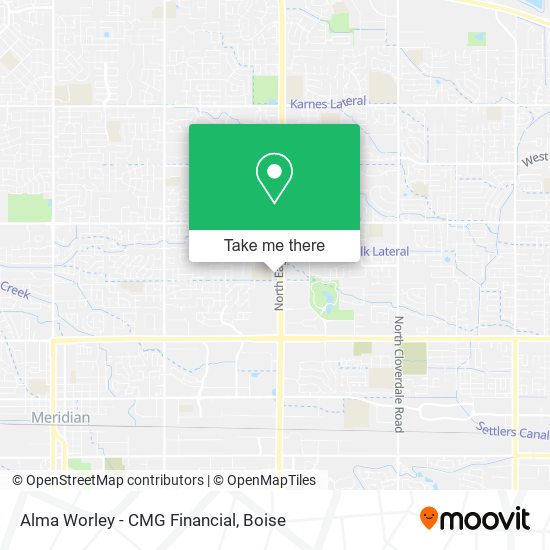 Mapa de Alma Worley - CMG Financial