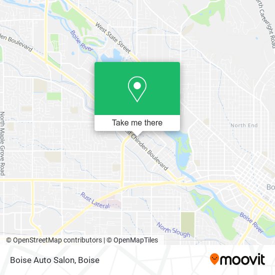 Mapa de Boise Auto Salon