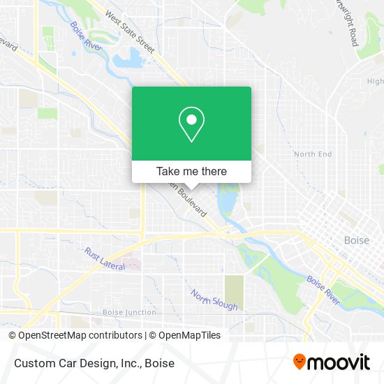 Mapa de Custom Car Design, Inc.