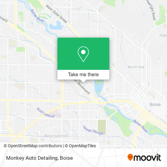 Monkey Auto Detailing map