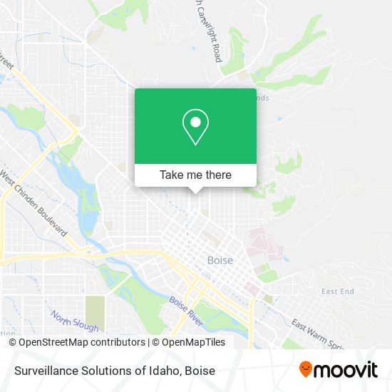 Surveillance Solutions of Idaho map