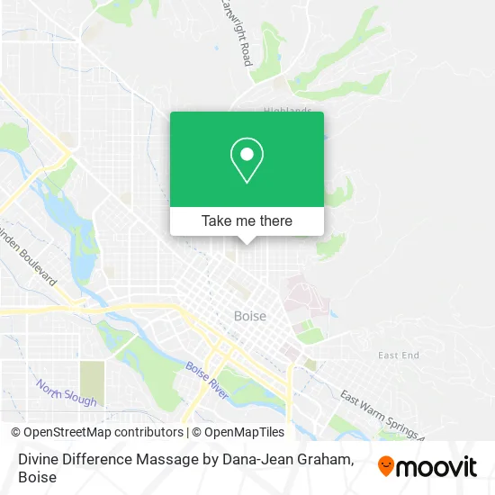Divine Difference Massage by Dana-Jean Graham map