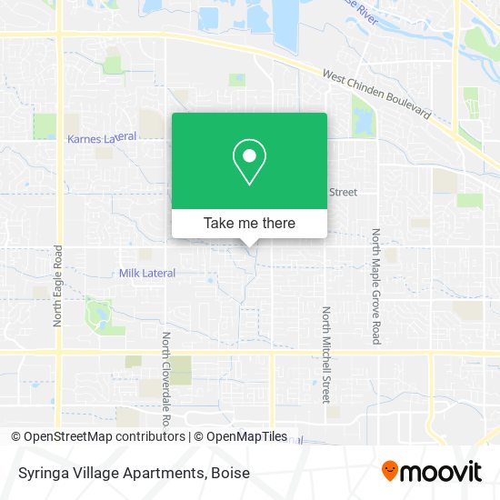 Syringa Village Apartments map