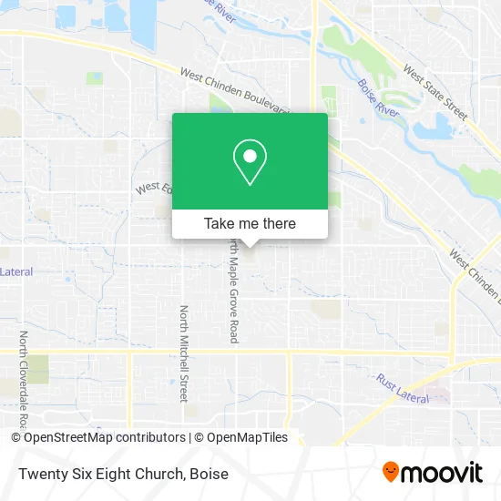 Mapa de Twenty Six Eight Church