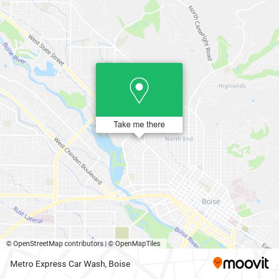 Mapa de Metro Express Car Wash