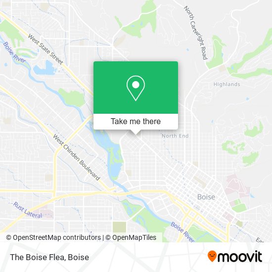 The Boise Flea map