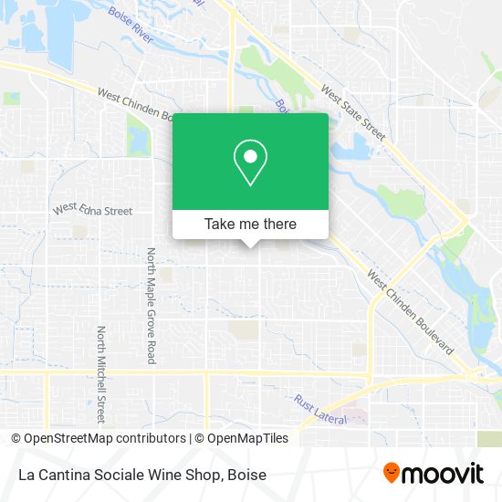 Mapa de La Cantina Sociale Wine Shop