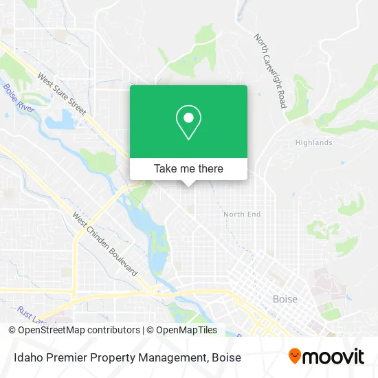 Idaho Premier Property Management map