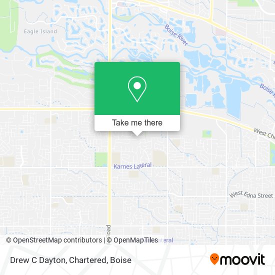 Drew C Dayton, Chartered map
