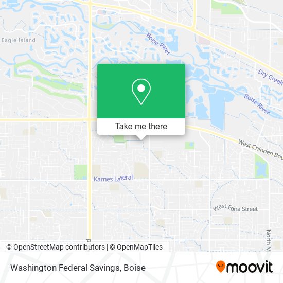 Mapa de Washington Federal Savings