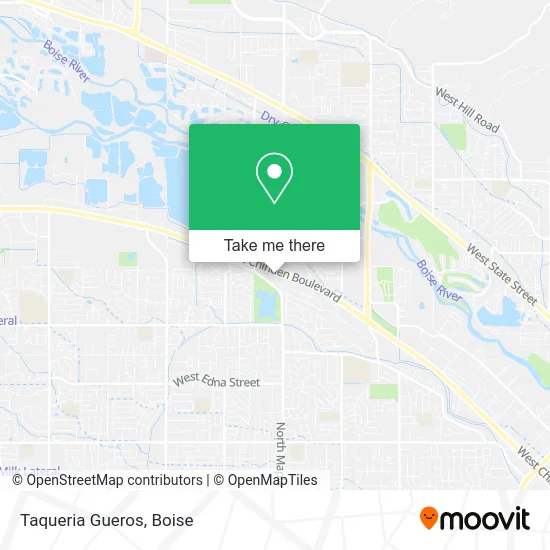 Mapa de Taqueria Gueros