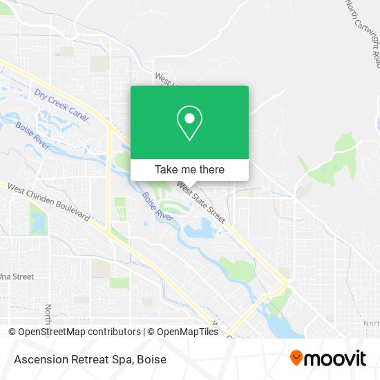 Ascension Retreat Spa map