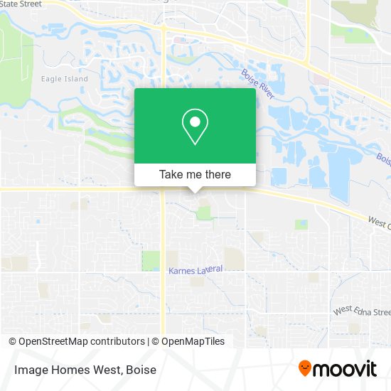 Image Homes West map