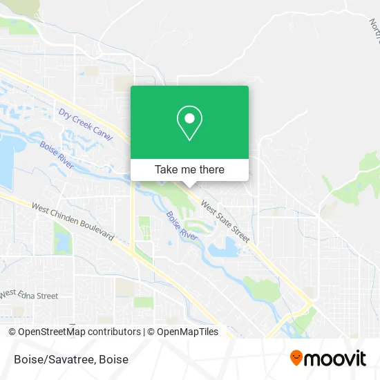 Boise/Savatree map